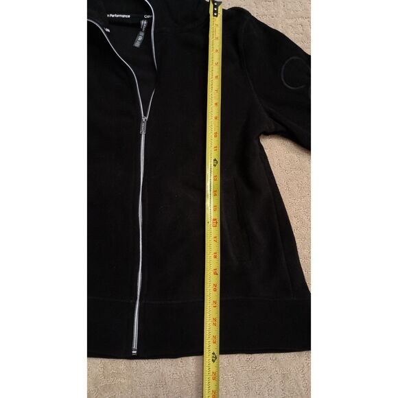 NWT Calvin Klein Jacket Womens Medium Black Performance Fleece - Picture 5 of 8